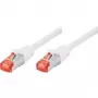 Tecline exertis Connect – Pataisinis laidas – RJ-45 (M) į RJ-45 (M) – 3 m – SSTP – CAT 6 – be halogenų – balta (71503W)