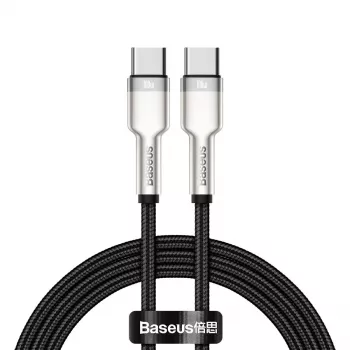 USB-C į USB-C laidas Baseus CATJK-C01, USB 3.2 Gen 1, 1 m, juodas