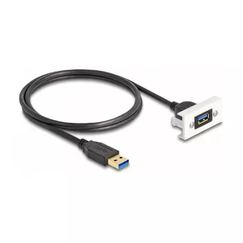 DeLOCK Easy 45 modulis SuperSpeed USB 3.2 Gen 1 USB Type-A lizdas į kištuką 1 m