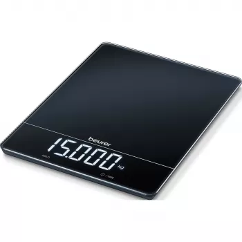 Virtuvinės svarstyklės Beurer KS 34 juodos, max 15,0 kg KS34XL