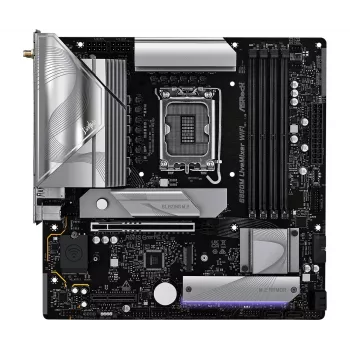 Motininė plokštė ASRock B860M LiveMixer WiFi – Intel B860, LGA 1851, micro ATX, DDR5, 4x DIMM, Wi‑Fi 6E, 2.5Gb LAN
