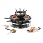 Unold 48726 raclette grilis 8 asmenims 1300 W Juoda, Nerūdijantis plienas