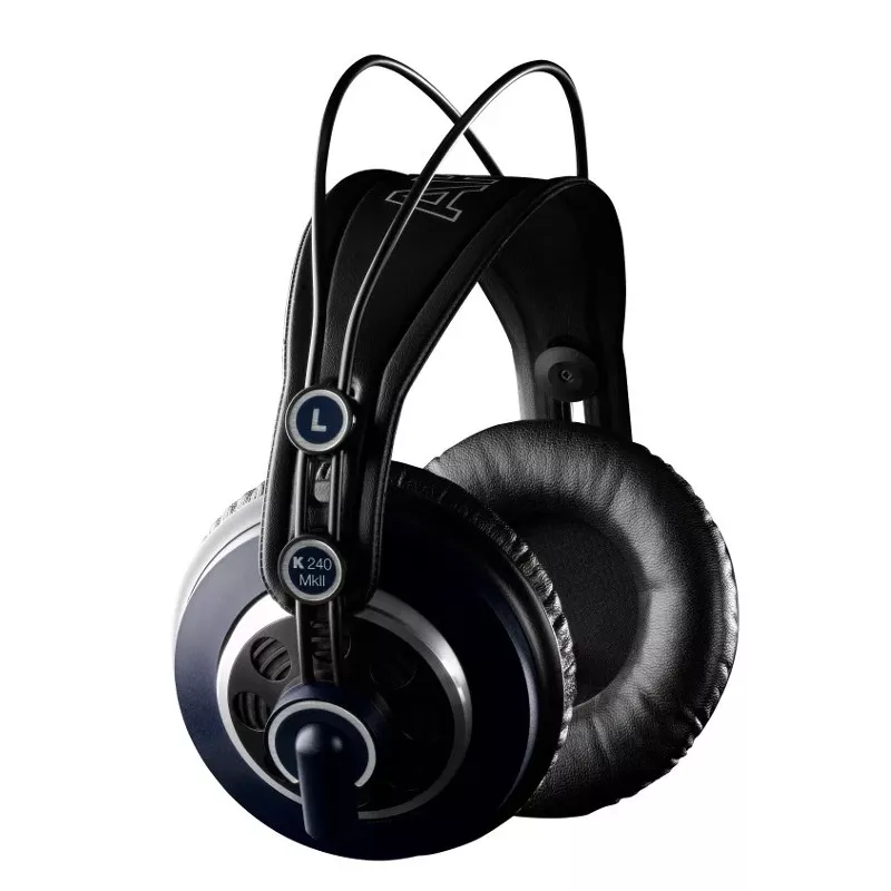 AKG K240 MKII – studijinės ausinės, uždengiančios ausis, pusiau atviros
