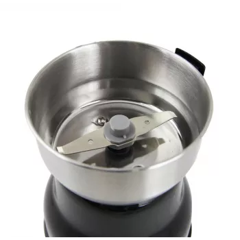 Kavos malūnėlis su peiliukais ESPERANZA EKC002K — 160 W, 50 g talpa, reguliuojamas smulkumas, juodas
