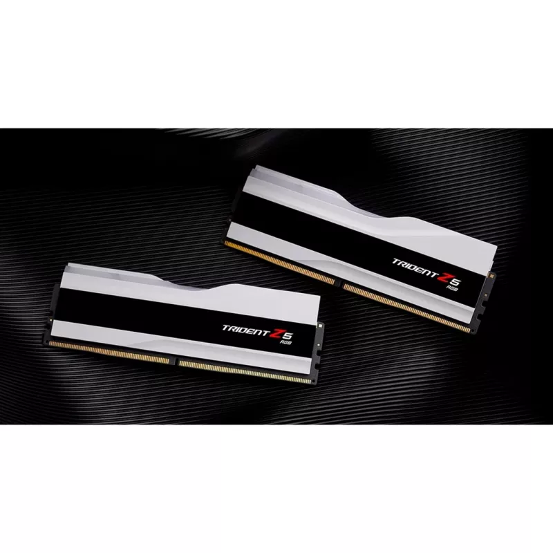 G.Skill Trident Z5 RGB DDR5 atminties rinkinys 48 GB (2 x 24 GB) 8200 MHz CL40 Matinė balta