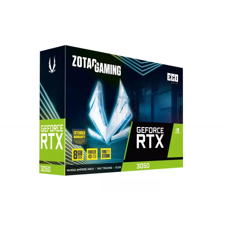 Vaizdo plokštė NVIDIA GeForce RTX 3050 8 GB GDDR6 ZOTAC GAMING ECO