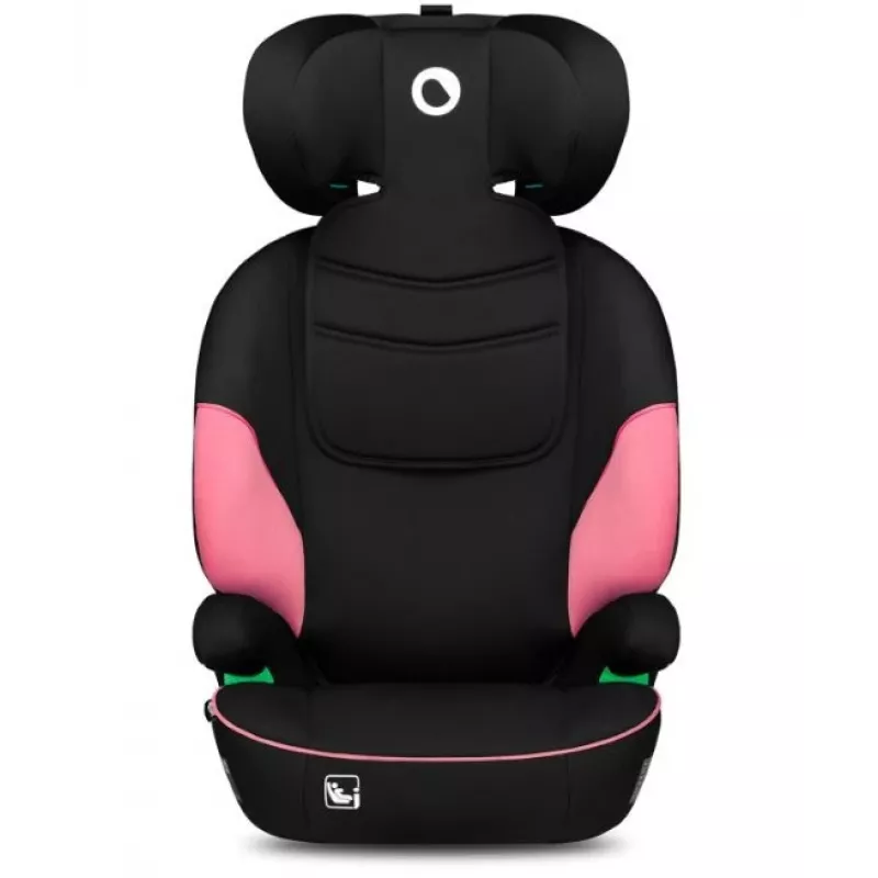 Automobilinė kėdutė Lionelo Lars I-Size 2/3 grupė 100–150 cm, 15–36 kg, Rožinė