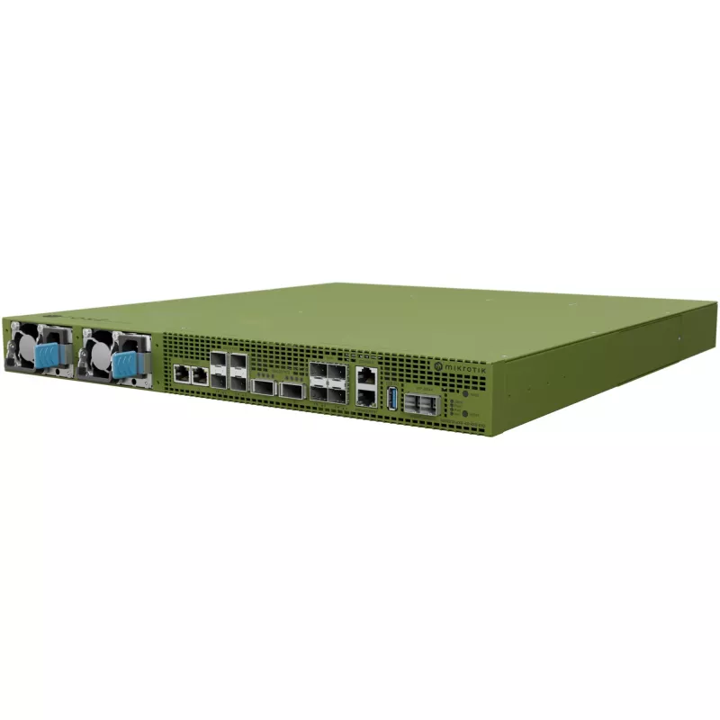MikroTik RDS2216-2XG-4S+4XS-2XQ 16 prievadų 10G valdiklis su SFP+/SFP28 ir QSFP+