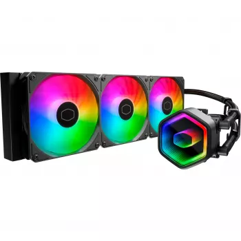 Skysčio aušinimo rinkinys Cooler Master MasterLiquid 360 Core II 12 cm Juodas