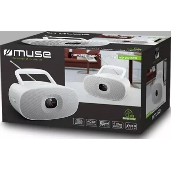 Nešiojamas CD grotuvas Muse MD-202 Baltas