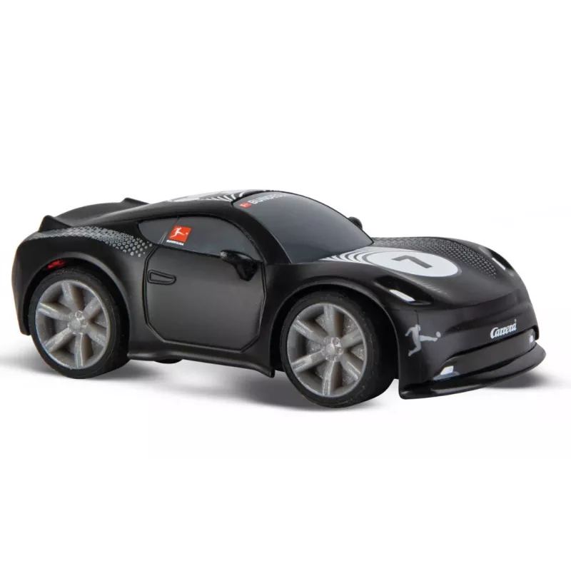Radijo bangomis valdomas automobilis Bundesliga Mini RC 1:43 juodas