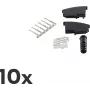 Jungtis ShiverPeaks BS72020-SET10 TAE N juoda