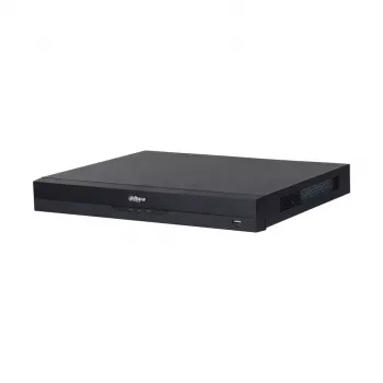 Tinklinis vaizdo registratorius DAHUA NVR4208-8P-EI — 8 kanalų NVR su 8 PoE prievadais, 180/256 Mbps pralaidumu, 16 TB maks. talpa