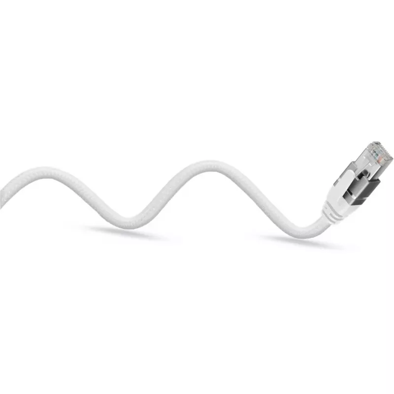 Tinklo kabelis Goobay 74180 USB C RJ-45 Cat6 10 m Baltas