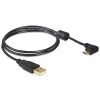 USB kabelis DeLOCK 83147 USB 2.0 1 m USB A Micro-USB B juodas