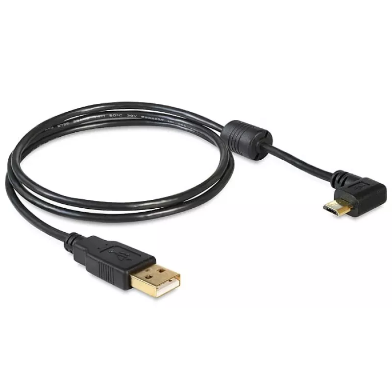 USB kabelis DeLOCK 83147 USB 2.0 1 m USB A Micro-USB B juodas