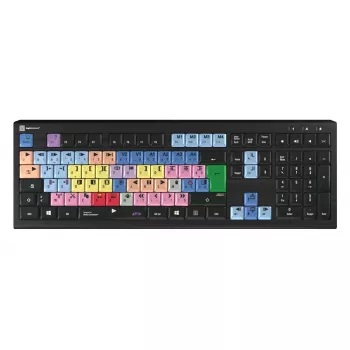 Logickeyboard LKB-MCOM4-A2PC-FR klaviatūra USB AZERTY prancūziška juoda (LKB-MCOM4-A2PC-FR)