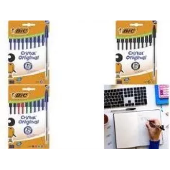 Tušinukas BIC 516354 įvairių spalvų vidutinis 10 vnt.