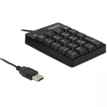 Skaitmeninis klaviatūros blokas DeLOCK 12481 Universal USB juodas
