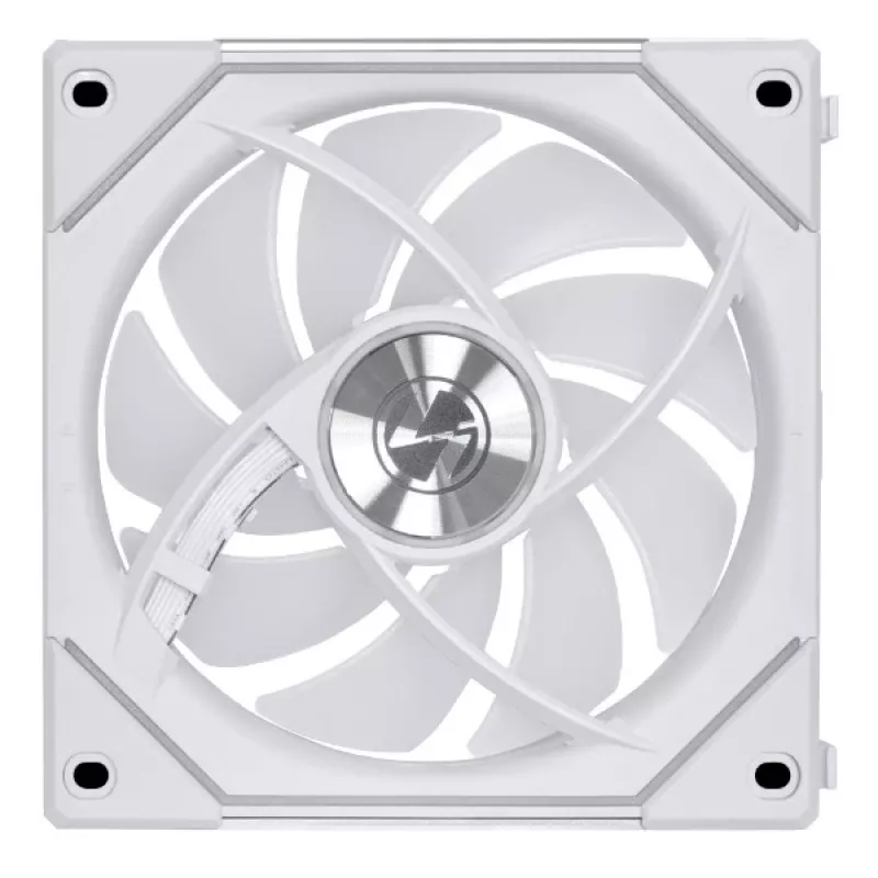 120 mm Lian Li UNI FAN SL-INF Wireless ARGB PWM — Baltas, modulinė magnetinė ventiliatorių sistema