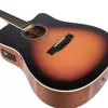Elektroakustinė gitara V-tone VEAG1 CE 4/4 Wood – pilno dydžio dreadnought su išpjova, eglės viršumi, mahagony šonais ir nugarėle, įmontuotu preampu