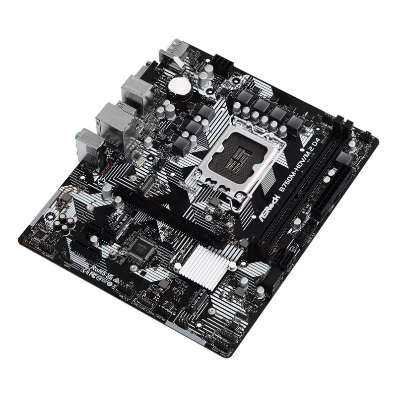 ASRock B760M-HDV/M.2 D4 DDR4 LGA 1700 Micro-ATX pagrindinė plokštė