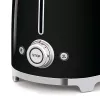 Smeg TSF02 skrudintuvas 4 riekėms - juodas/lakuotas/41x20.8x21.5 cm/6 skrudinimo lygiai/1500W