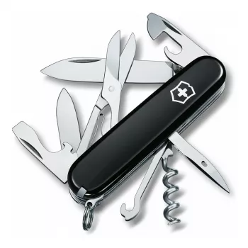 Kišeninis daugiafunkcis peilis Victorinox Climber, 13 funkcijų, 91 mm, juoda rankena