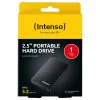 Nešiojamas kietasis diskas 1 TB atnaujintas, išorinis kietasis diskas (juodas)