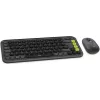 Belaidis klaviatūros ir pelės rinkinys Logitech POP ICON COMBO Swiss, Grafit/Green, Bluetooth, 920-013275