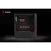 PC korpusas SAVIO Noctis Flow – Cube Mini-ITX/Micro-ATX/ATX, 3x120mm priekyje, 1x120mm gale, 2x3.5 colio + 3x2.5 colio lizdai, grūdintas stiklas