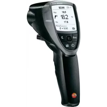 TESTO 835-H1 infraraudonųjų spindulių termometras, optika 50:1, matavimo diapazonas -30 iki +600 °C (0560 8353)