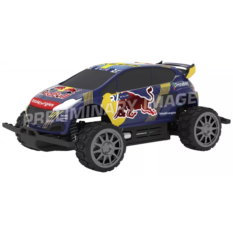 Carrera RC 370183022 Red Bull Peugeot WRX 208 1:18 Pradinio lygio elektrinis RC modelis ralio automobilis (370183022)