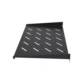 Rack lentyna Extralink SHELF 1U 19 colių sieninėms spintoms, 1U, 300 mm, juoda, metalinė