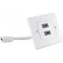 Dvigubas HDMI sieninis lizdas ShiverPeaks 79510-2