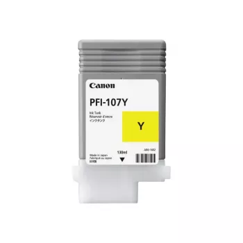 Canon PFI-107Y originalus geltonas rašalo kasetė, pigmentinis, 1 vnt.