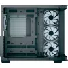 Bokštinis kompiuterio korpusas AEROCOOL P500C EVO-G-BK-v1 su 2 grūdinto stiklo plokštėmis, juodas