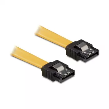 SATA kabelis DeLOCK 82476 0.2 m geltonas