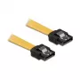 SATA kabelis DeLOCK 82476 0.2 m geltonas