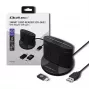 Qoltec 50632 lustinių kortelių skaitytuvas, USB 2.0, juodas, 1 m kabelis