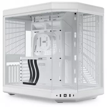 Korpusas HYTE Y70 Midi Tower Baltas – palaiko EATX, GPU iki 42,2 cm, aušintuvo aukštis 18 cm