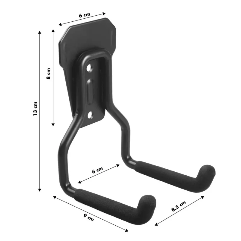 Sieninis kabliukas MACLEAN MC-439 plieninis, apkrova 35 kg