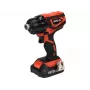 Yato YT-82800 akumuliatorinis suktuvas/impulsinis veržliasukis 3000 aps./min. Juoda