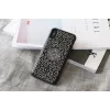 Mobiliojo telefono dėklas iKins Liana iPhone XS / XS S — juodas apsauginis dangtelis