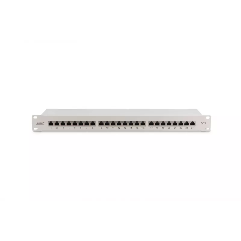Patch Panel Digitus CAT 6 Class E DN-91624S, 24 prievadai, 1U, 19 inch