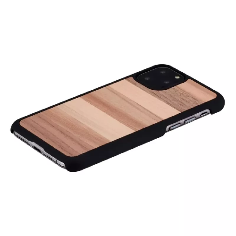Apsauginis dėklas iPhone 11 Pro „man and wood“ Black Sand