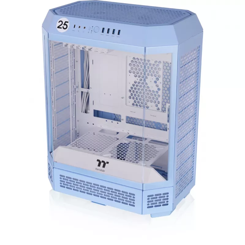 Korpusas Thermaltake The Tower 600 TG - Hydrangea Blue