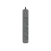 TRACER Power Line+ 5m Graphite apsauginis ilgintuvas su 5 kištukiniais lizdais