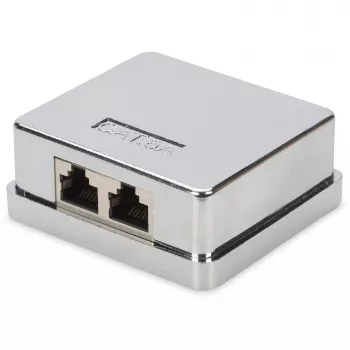 DIGITUS DN-93713 paviršinio montavimo dėžutė CAT 6A 2 prievadai