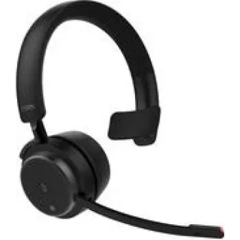 Ausinės Snom 00004658 belaidės Bluetooth monoauralinės pokalbiams ir muzikai, 30 m diapazonas, juodos, viršausinės
